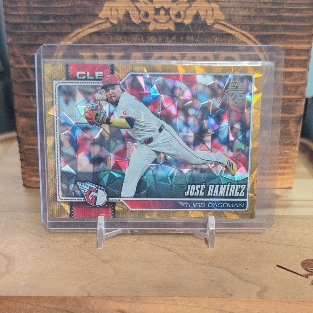 2026 Topps Jose Ramirez 75th Anniversary Gold Diamante #4/50 Guardians 🔥🔥🔥